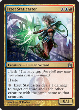Izzet Staticaster (Return to Ravnica) Light Play Foil