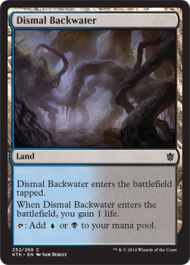 Dismal Backwater (Khans of Tarkir) Light Play