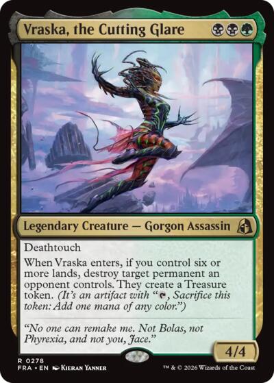 Vraska, the Cutting Glare (Reality Fracture) Light Play