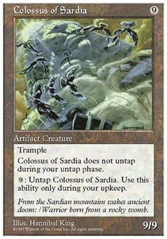 Colossus of Sardia (5th Edition) Light Play