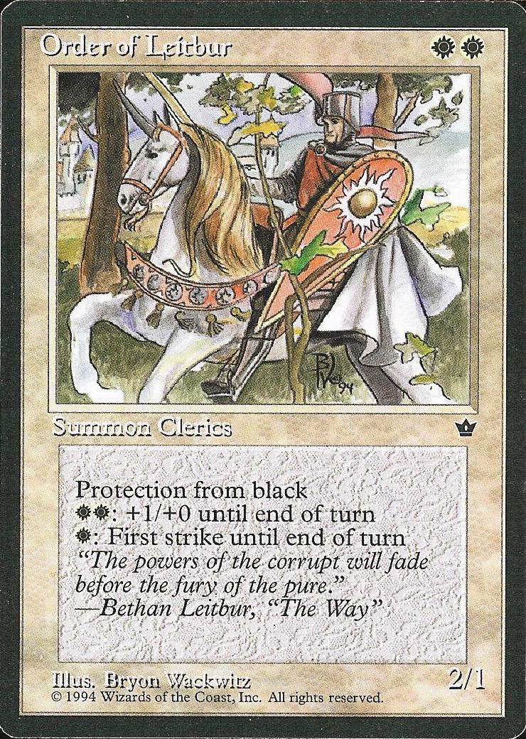 Order of Leitbur (Wackwitz) (Facing Left) (Fallen Empires) Light Play