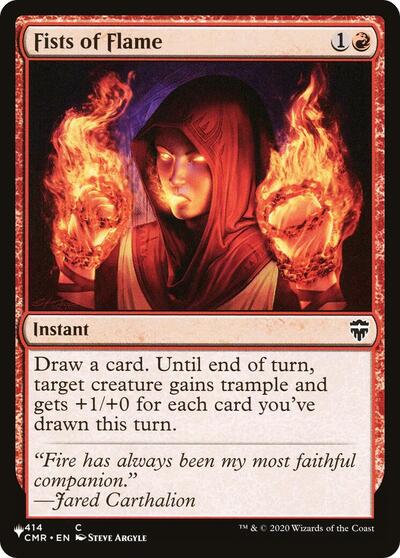 Fists of Flame (The List) Light Play