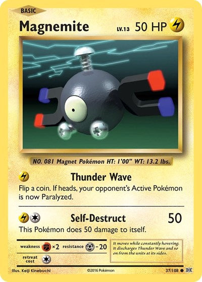 Magnemite (XY - Evolutions) Damaged / Poor