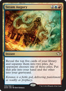 Steam Augury (Duel Decks: Speed vs Cunning) Light Play