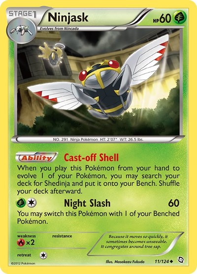 Ninjask (Dragons Exalted) Light Play