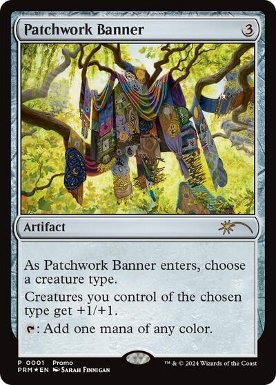 Patchwork Banner (Promos: Media) Light Play Foil