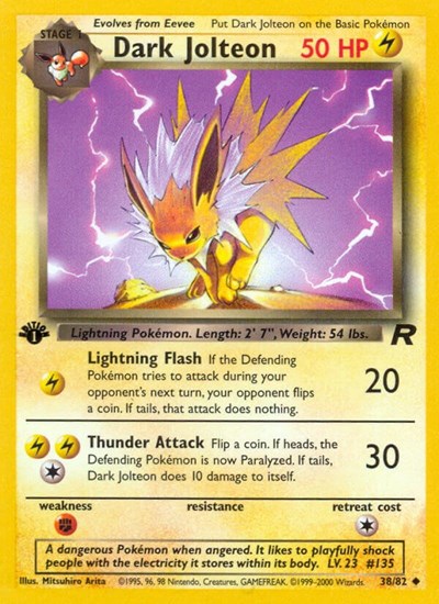 Dark Jolteon (Team Rocket) Heavy Play Unlimited