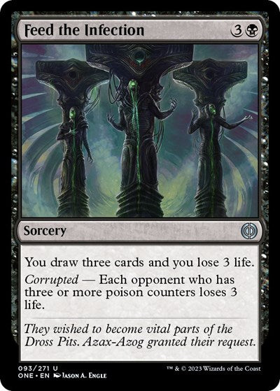 Feed the Infection (Phyrexia: All Will Be One) Light Play Foil