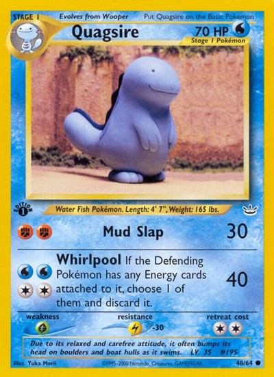 Quagsire (Neo Revelation) Damaged / Poor Unlimited