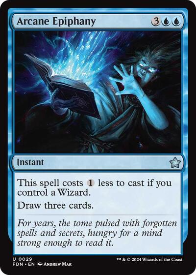 Arcane Epiphany (Foundations) Light Play Foil
