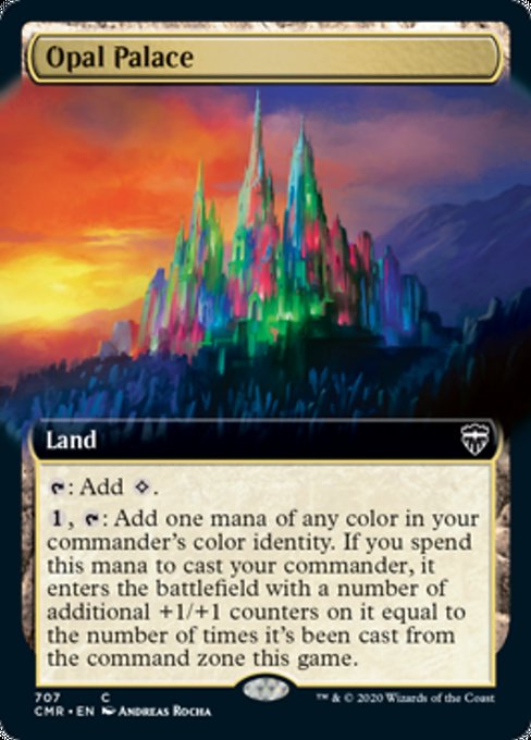 Opal Palace (Extended Art) (Commander Legends) Light Play Foil