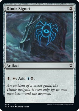 Dimir Signet (Commander Legends: Battle for Baldur's Gate) Light Play