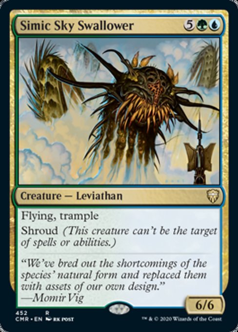 Simic Sky Swallower (Commander 2020 Commander Legends) Light Play