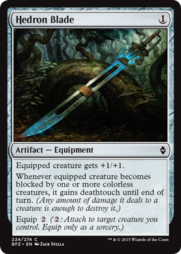 Hedron Blade (Battle for Zendikar) Light Play