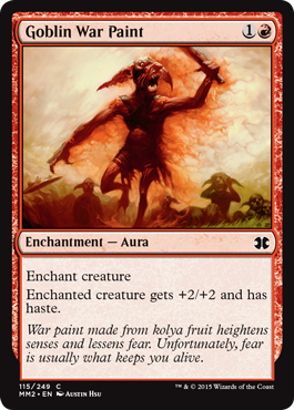 Goblin War Paint (Modern Masters 2015) Light Play