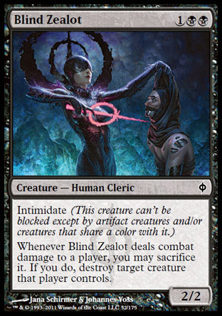 Blind Zealot (New Phyrexia) Light Play