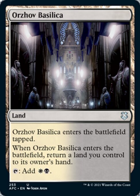 Orzhov Basilica (Commander 2021 Forgotten Realms) Light Play