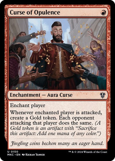 Curse of Opulence (Commander: Murders at Karlov Manor) Light Play