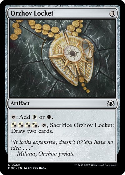 Orzhov Locket (Commander: March of the Machine) Light Play
