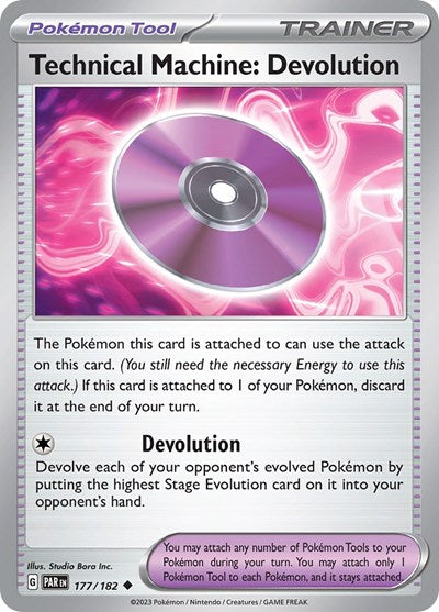 Technical Machine: Devolution (Scarlet and Violet: Paradox Rift) Light Play