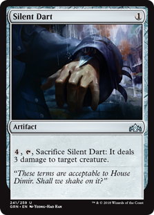Silent Dart (Guilds of Ravnica) Light Play