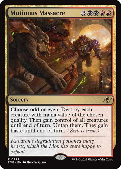 Mutinous Massacre (Edge of Eternities) Light Play