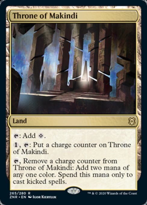 Throne of Makindi (Zendikar Rising) Light Play