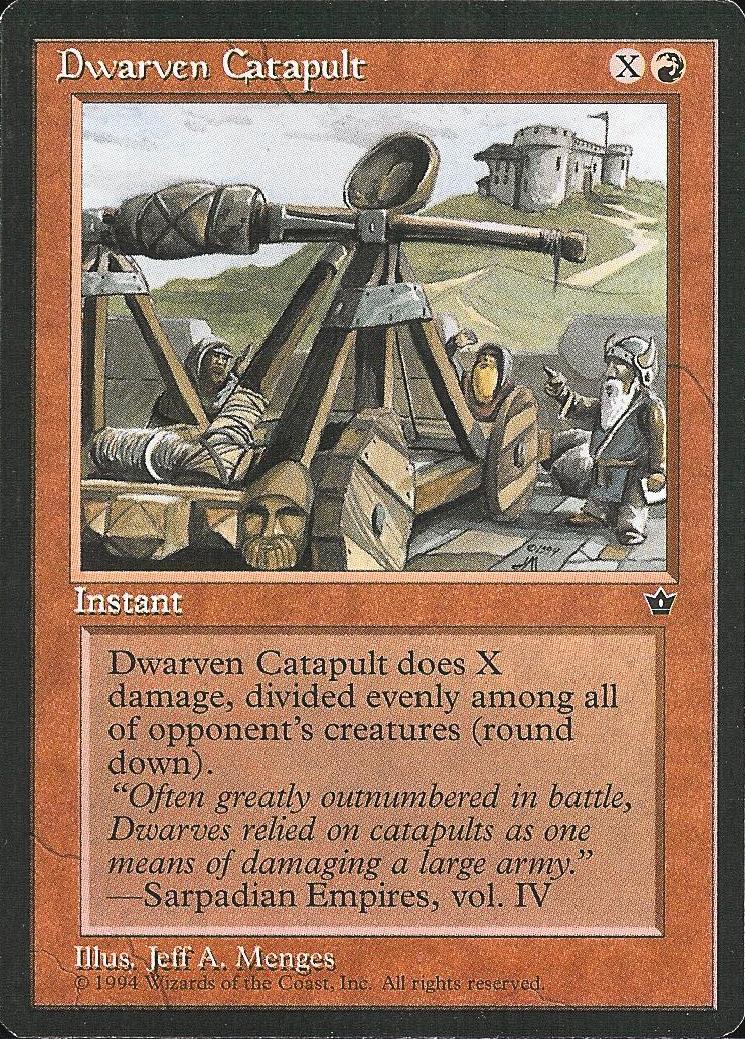 Dwarven Catapult (Fallen Empires) Damaged / Poor