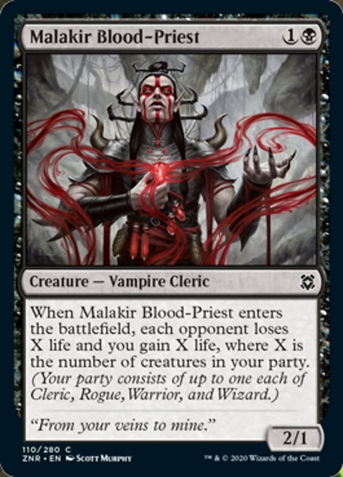Malakir Blood-Priest (Zendikar Rising) Light Play