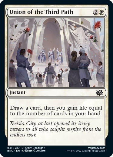 Union of the Third Path (The Brothers' War) Light Play Foil