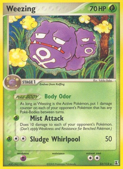 Weezing (Delta Species) Medium Play