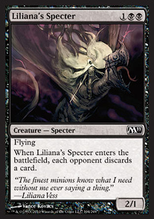 Liliana's Specter (Magic 2011 Core Set) Light Play Foil