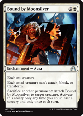 Bound by Moonsilver (Shadows Over Innistrad) Light Play