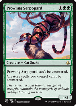 Prowling Serpopard (Amonkhet) Medium Play
