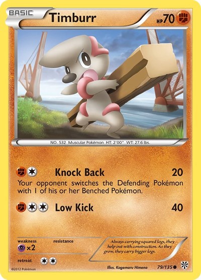Timburr (Plasma Storm) Light Play