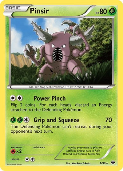 Pinsir (Next Destinies) Medium Play Reverse Holofoil