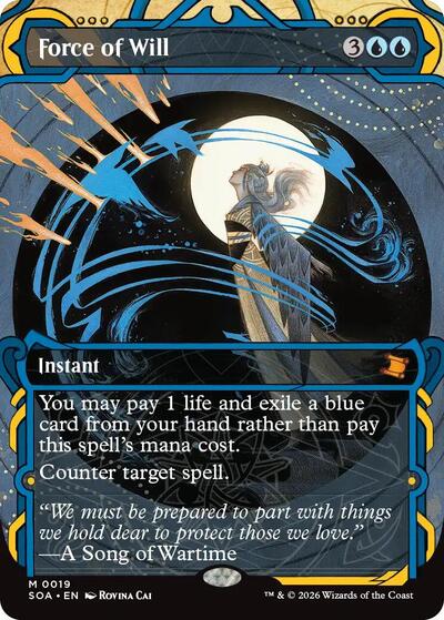 Force of Will (Secrets of Strixhaven: Mystical Archive) Light Play Foil