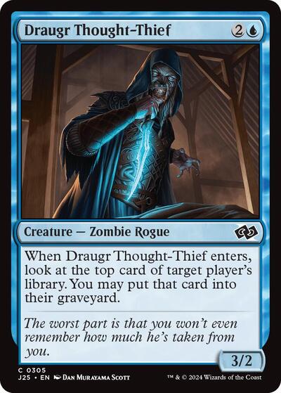 Draugr Thought-Thief (Foundations Jumpstart) Light Play