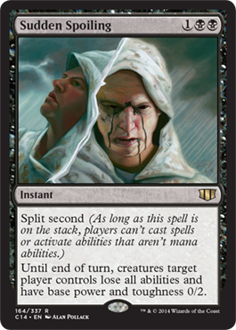 Sudden Spoiling (Commander 2014 Edition) Light Play