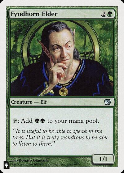 Fyndhorn Elder (The List) Light Play