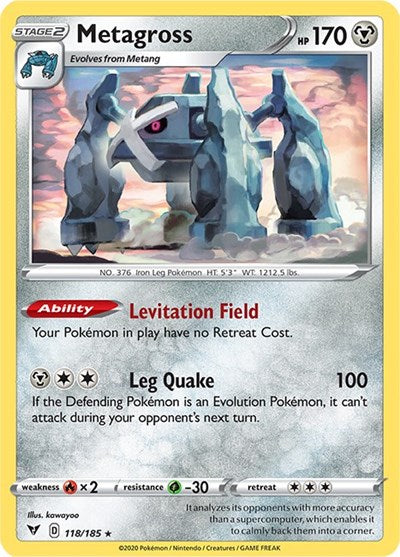Metagross (SWSH04: Vivid Voltage) Light Play