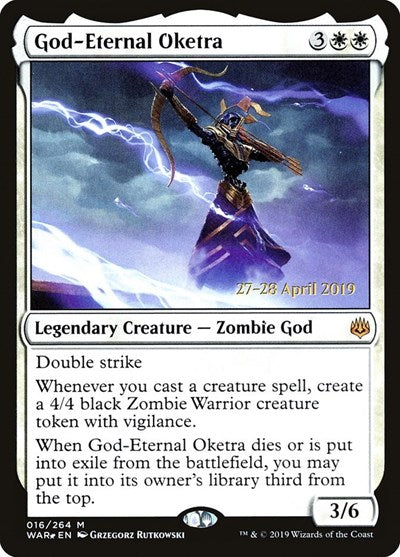 God-Eternal Oketra (Promos: Prerelease Cards) Light Play Foil
