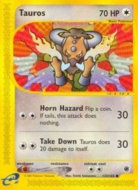 Tauros (Expedition) Heavy Play Reverse Holofoil