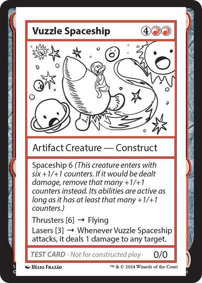 Vuzzle Spaceship (Mystery Booster 2 Playtest Cards) Light Play