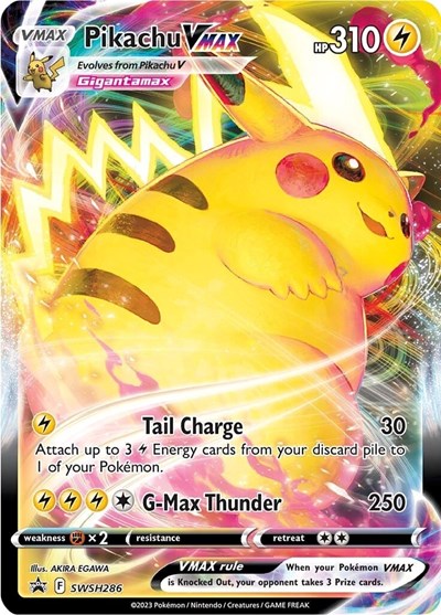 Pikachu VMAX - SWSH286 (SWSH: Sword & Shield Promo Cards) Light Play Holofoil