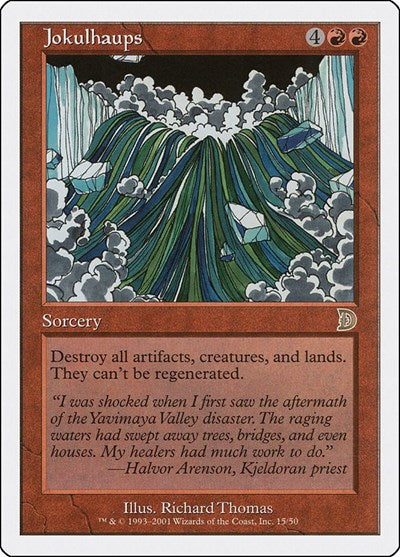 Jokulhaups (Promos: Deckmasters Garfield vs Finkel) Light Play