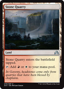 Stone Quarry (Shadows Over Innistrad) Light Play