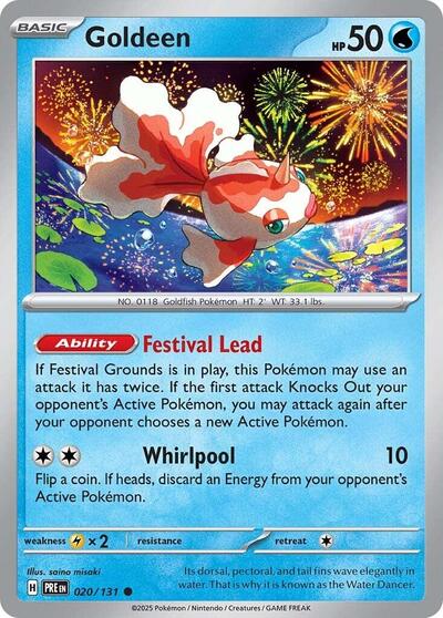 Goldeen (SV: Prismatic Evolutions) Light Play Reverse Holofoil