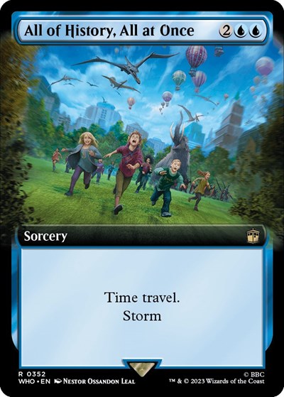 All of History, All at Once (Extended Art) (Universes Beyond: Doctor Who) Light Play