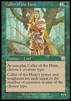 Caller of the Hunt (Mercadian Masques) Light Play